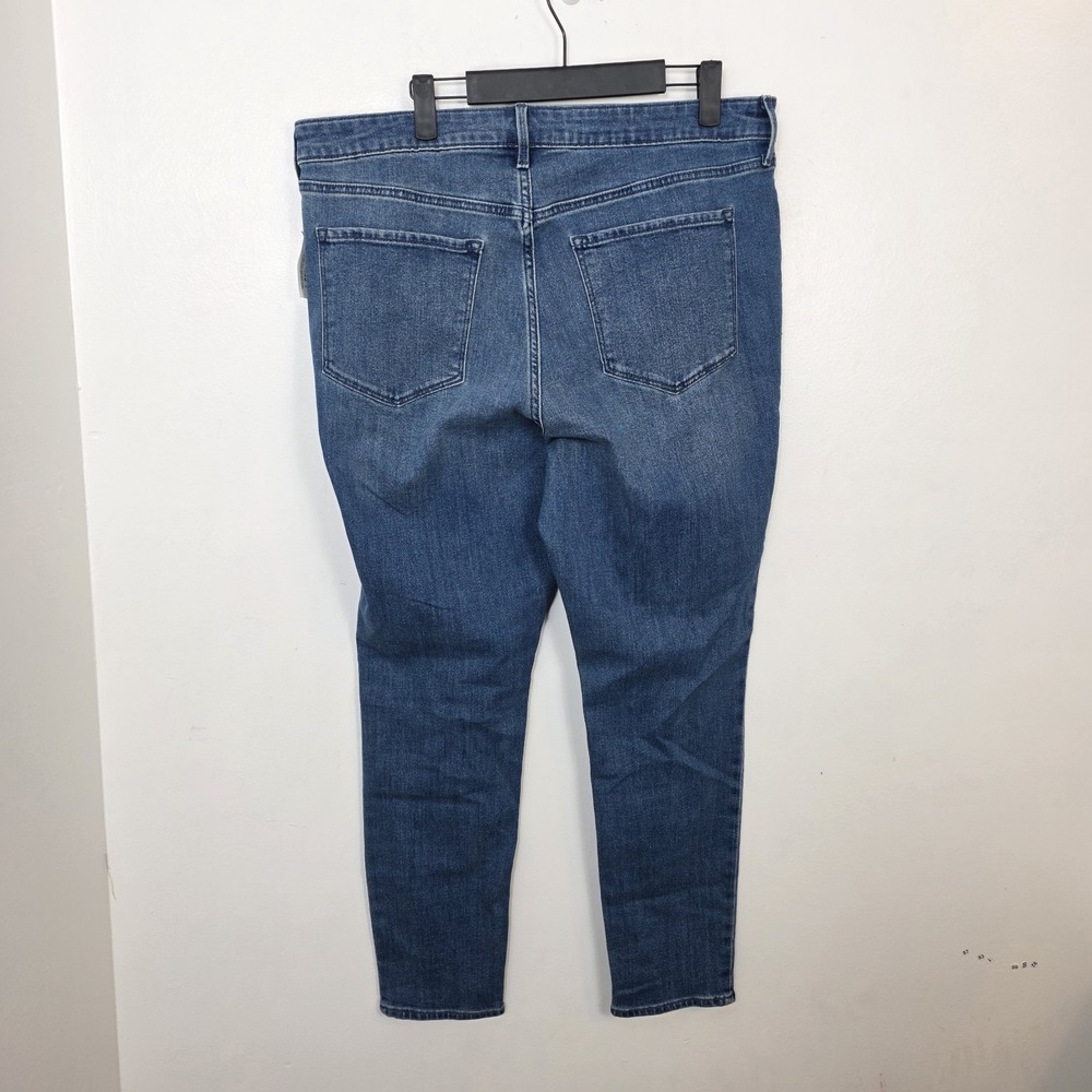 Old Navy High Rise Medium Wash Stretch Classic Wow Super Skinny Jeans Size 14 - Picture 7 of 8